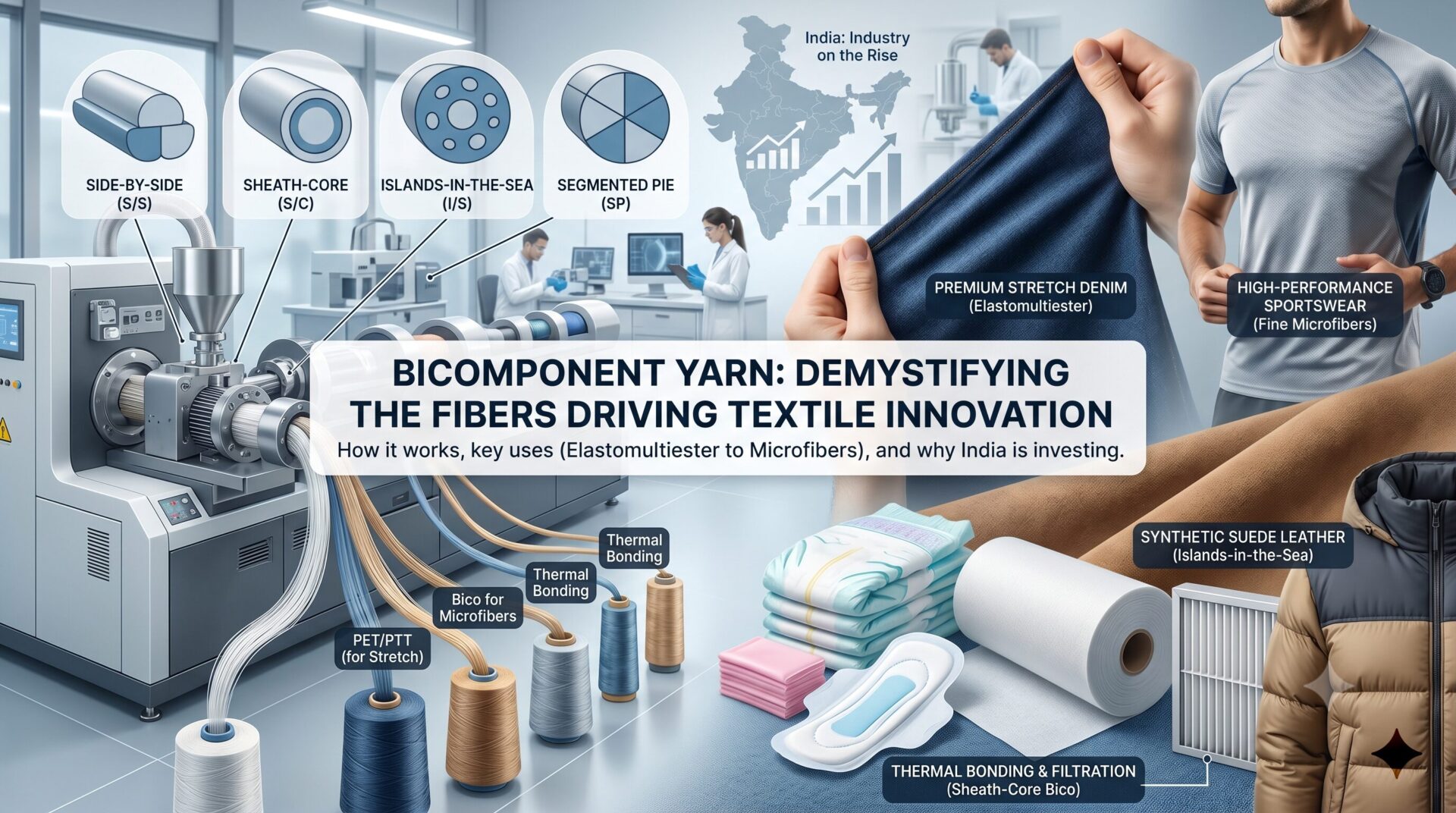 Bicomponent Yarn & Fiber: Uses, Technolo...