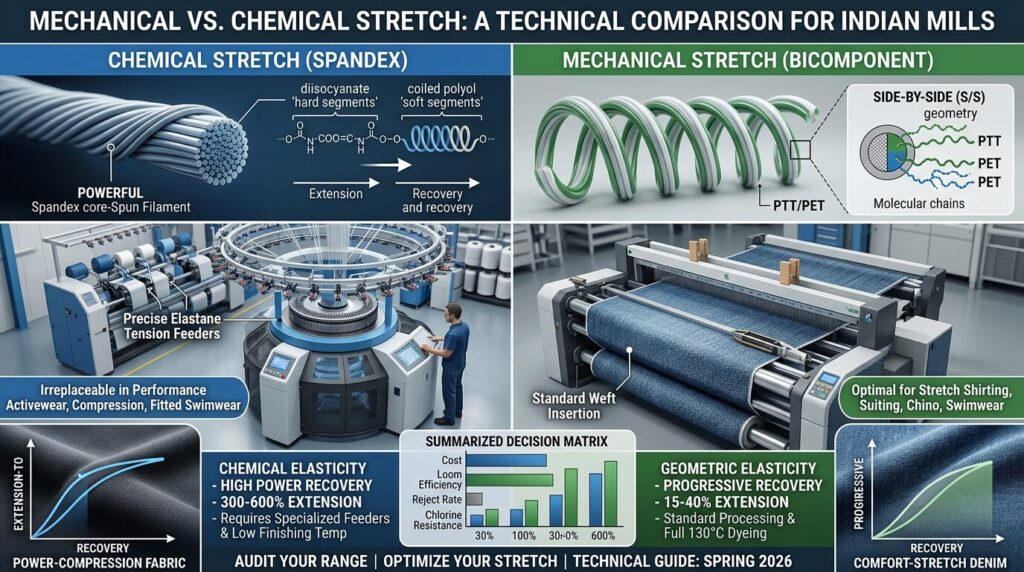 Mechanical Stretch Yarn