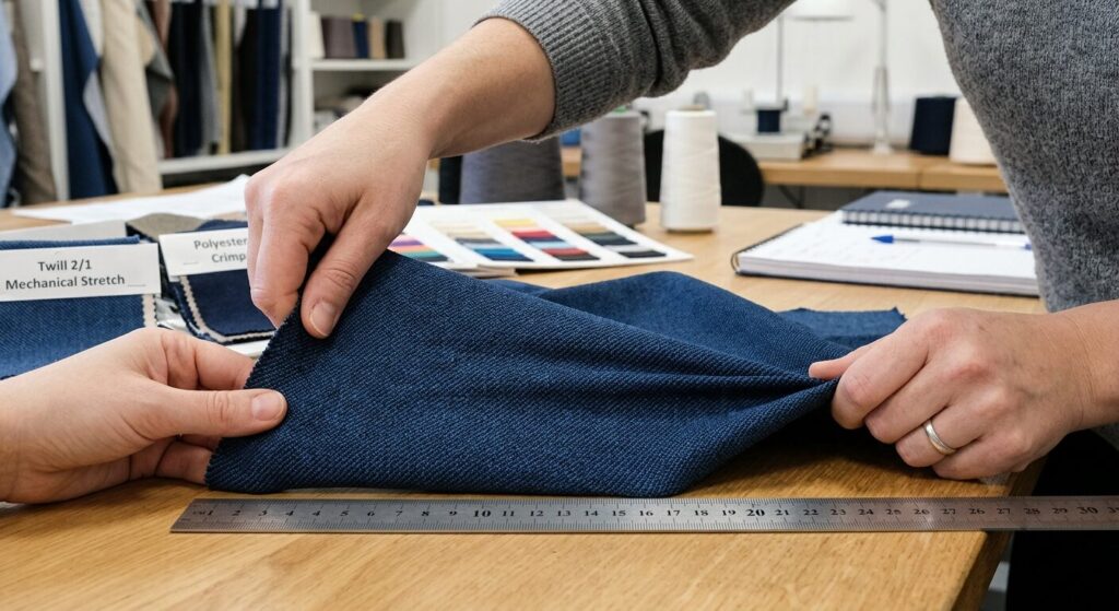 Mechanical stretch fabric