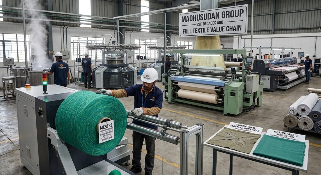 elastomultiester yarn brand