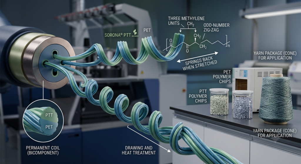 elastane alternative yarn