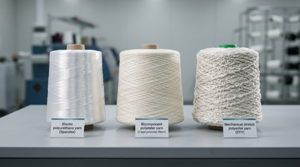 elastomultiester yarn